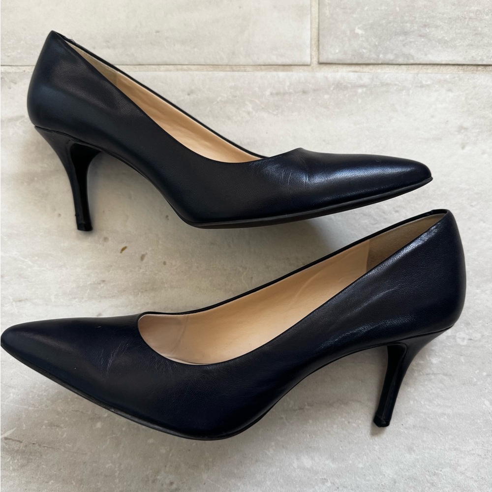 Nine West Navy Blue Arlene Pumps